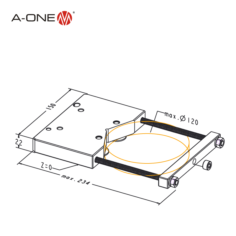 Prism Holder 120mm Palletset W 3A-200046