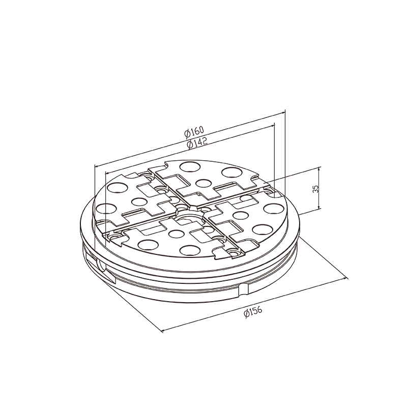 R ประเภทแผ่นφ156 3A-110088