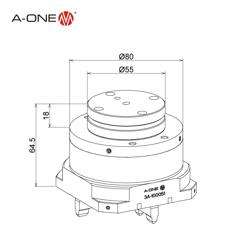 chuck action Automatic 3A-100051