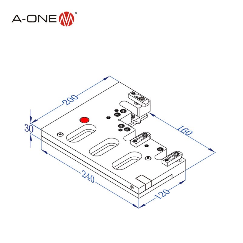  Precision Wire Cut Pallet พร้อมฟังก์ชั่นการปรับ 3A-210018