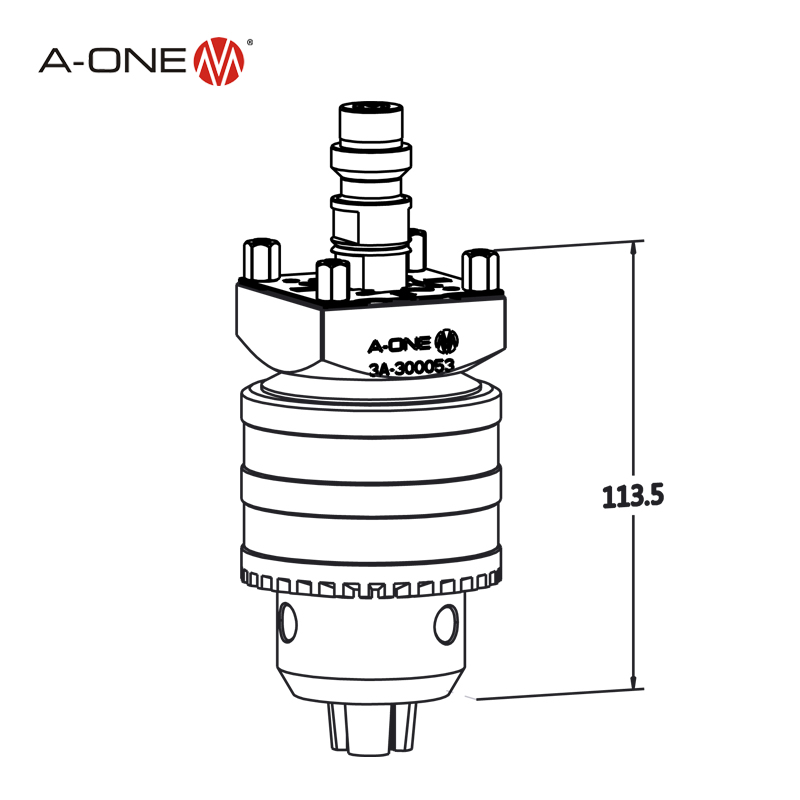 อิเล็กโทรด collet Ø1-Ø10 3A-300052